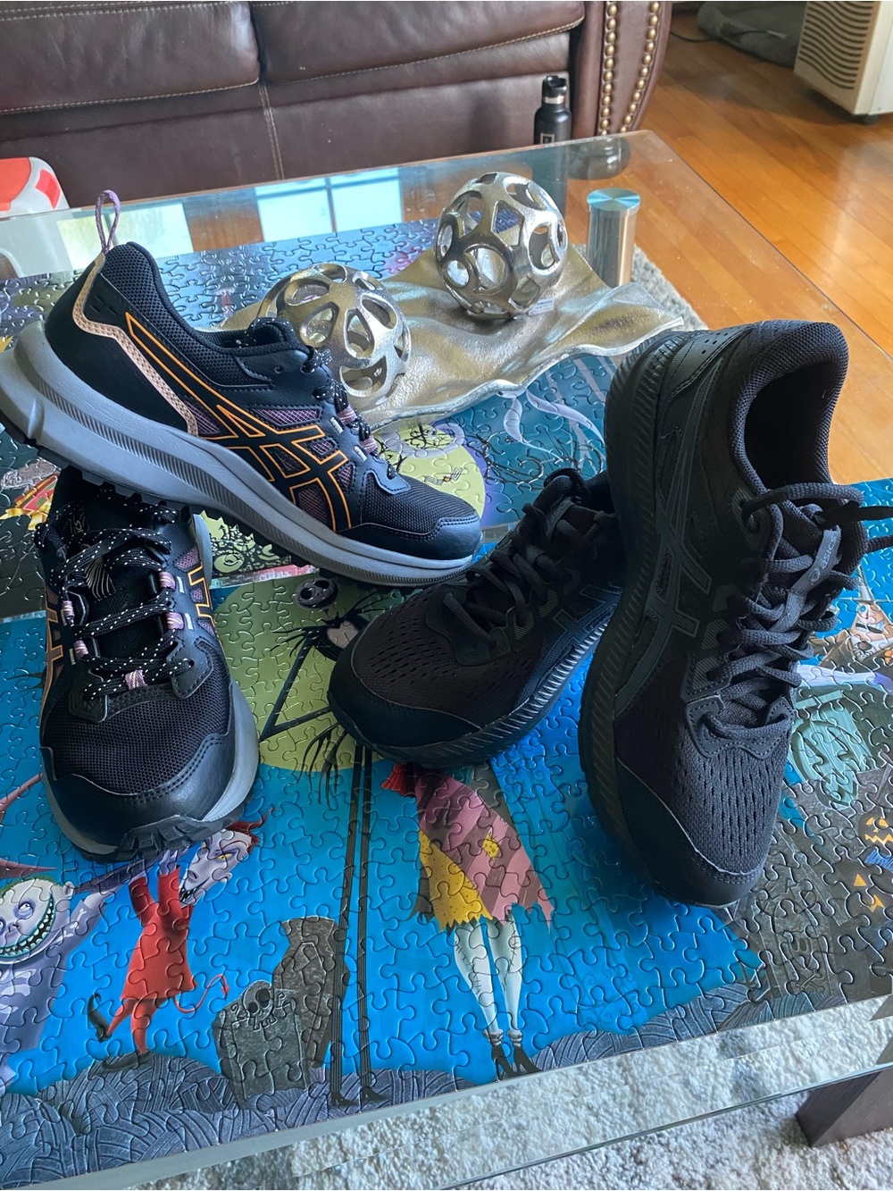 Asics Women's Black Sneakers Bundle of 2